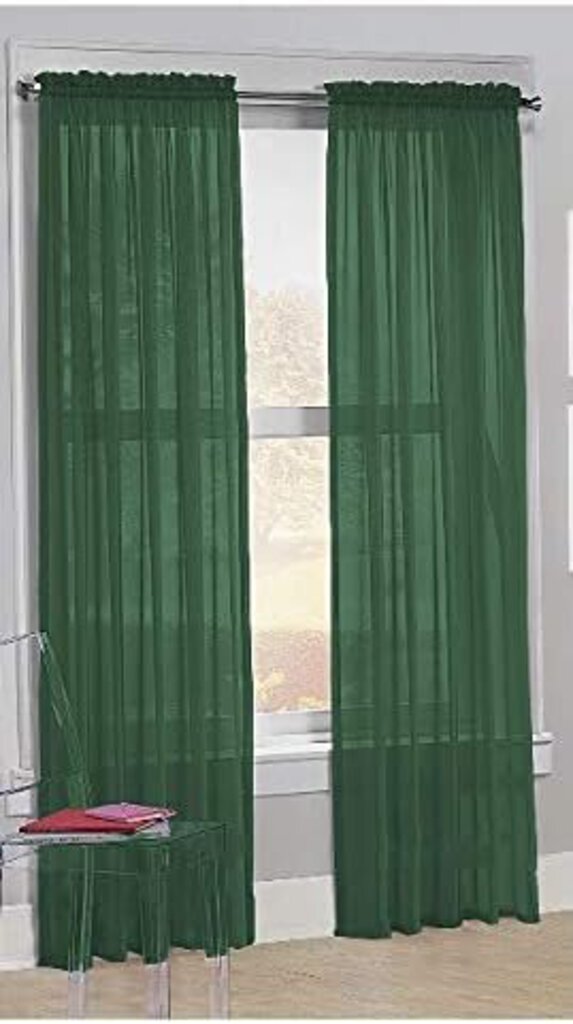 84" Sheer Curtain Panels 4pk