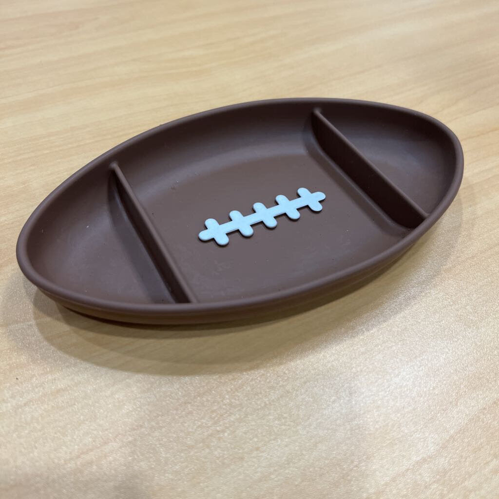 *football silicone divided plate