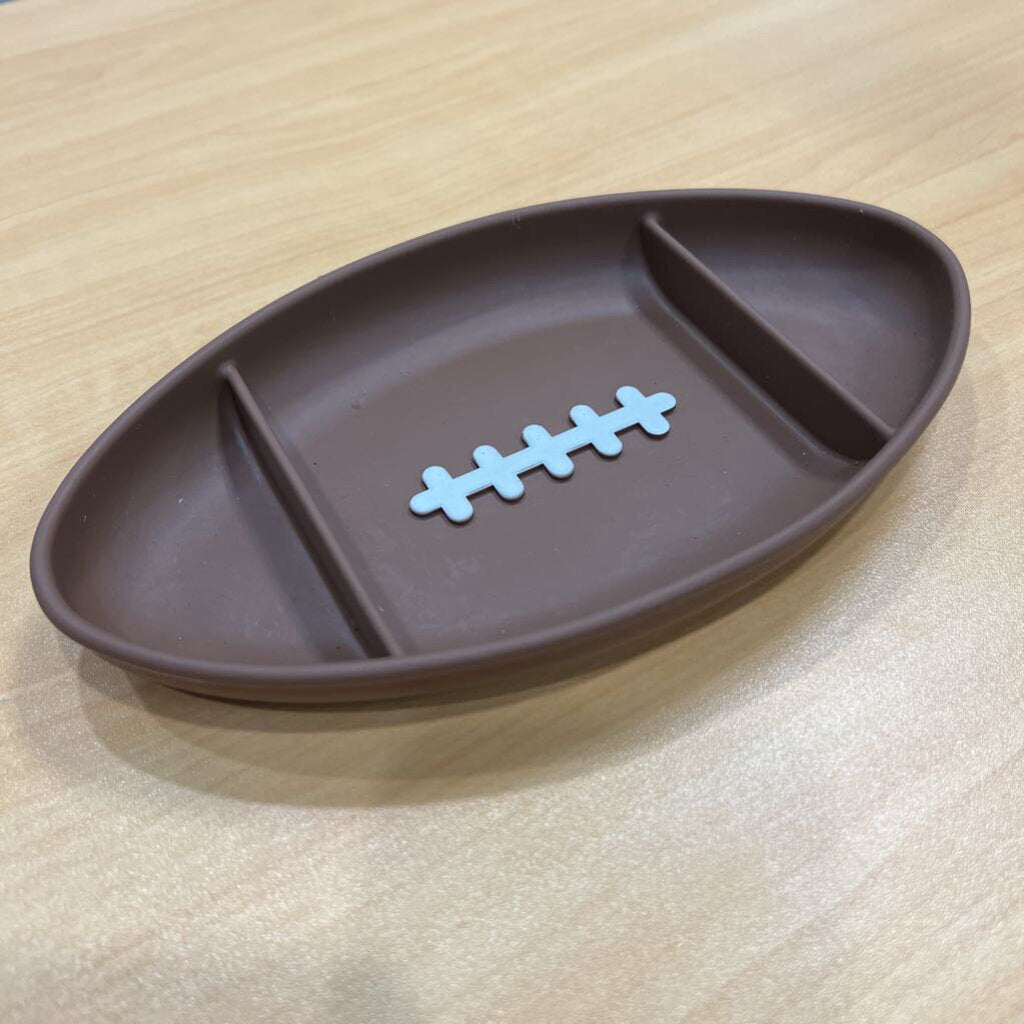 *football silicone divided plate