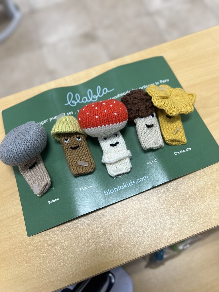 *Mushroom Finger Puppet set NEW