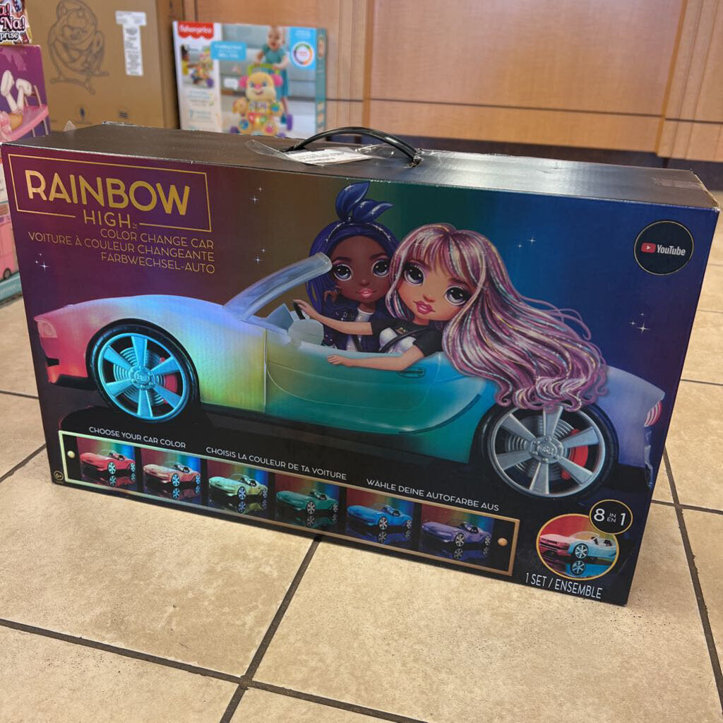 *Rainbow High Color Change Car NEW